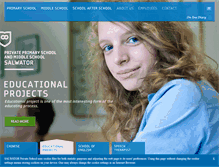 Tablet Screenshot of en.szkolasalwator.pl